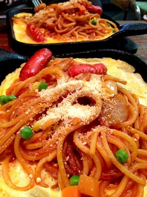 Snapdishの料理写真:鉄板イタリアンスパ|chiesamaさん