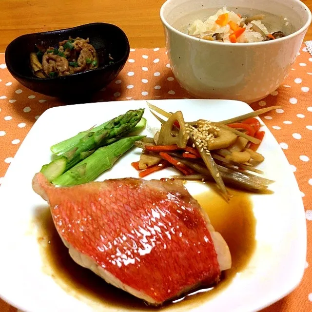 Snapdishの料理写真:きんめの煮付け☆夕飯10/9|yukaさん