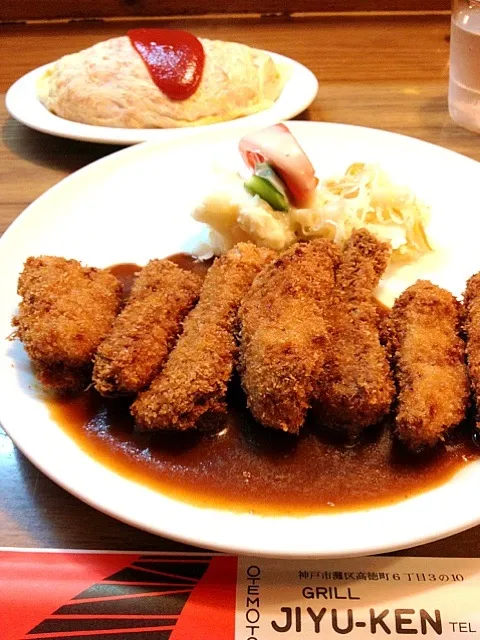 久しぶりの自由軒で晩御飯。ビフカツ旨～い♪|かこさん