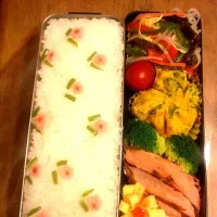 パパのお弁当💙