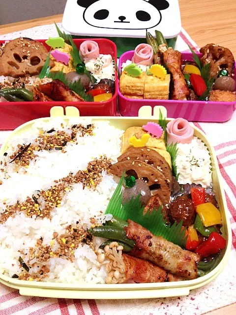 Snapdishの料理写真:みんなのお弁当|まなみさん