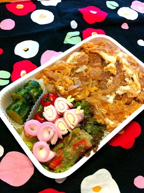 Snapdishの料理写真:今日の息子のお弁当2012/10/10|ミホさん