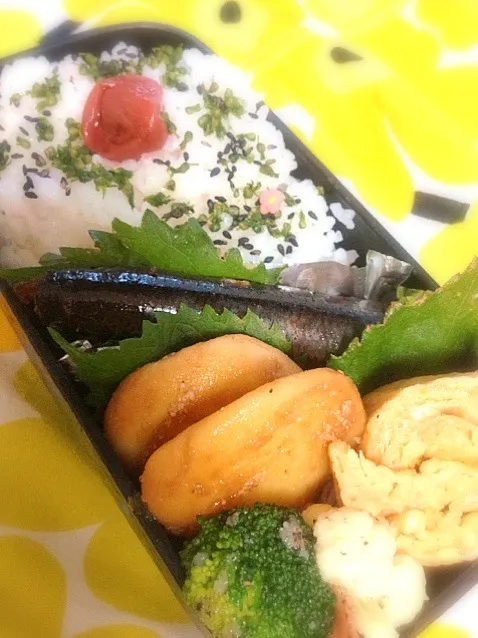 秋刀魚の煮付弁当|いりごまさん