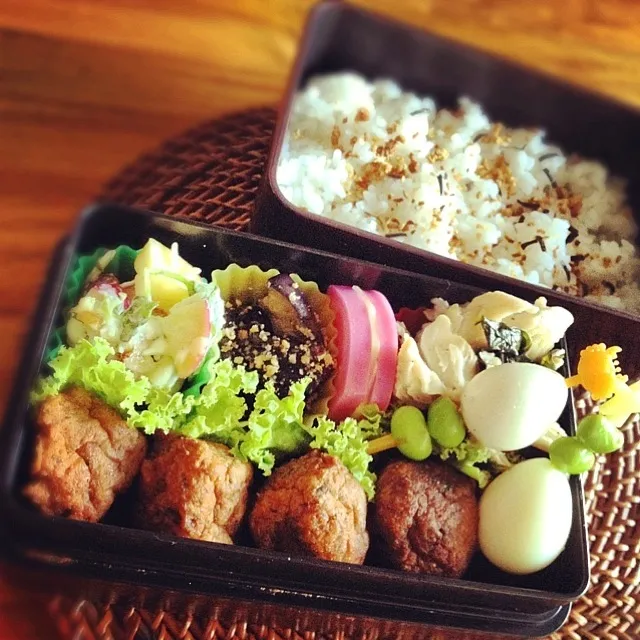 Snapdishの料理写真:いわしだんご弁当|maiさん