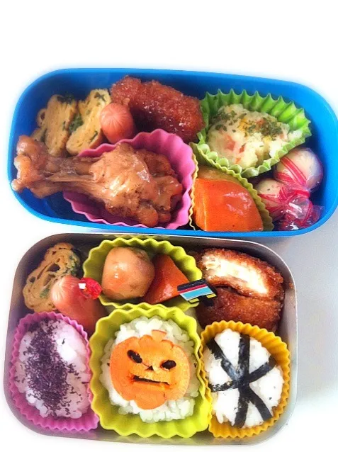 ハロウィン弁当。久々のお弁当にやっつけ感満載www|くろさん