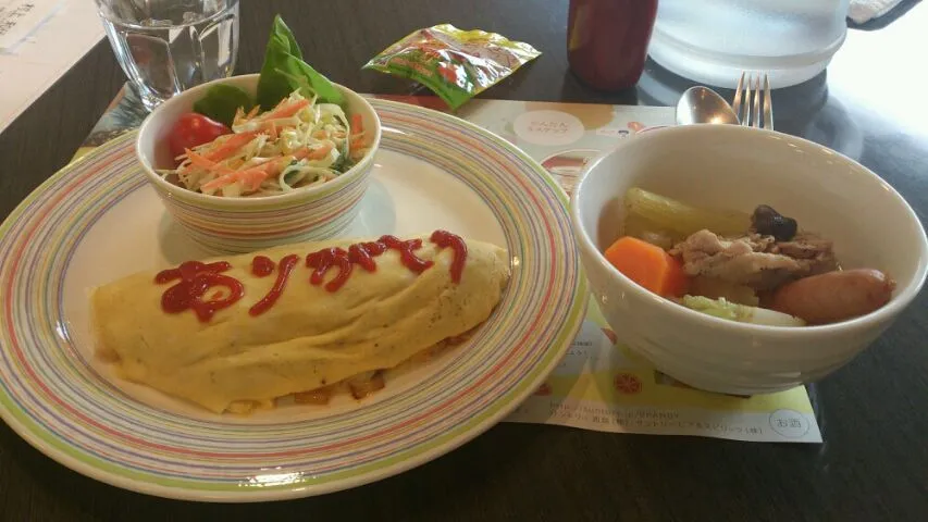 オムライス、ポトフ、サラダ|村上 和代さん