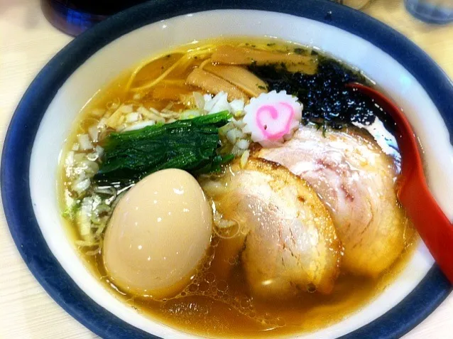 Snapdishの料理写真:煮干し醤油そば@大井町・麺場 風天|らーめん好き！さん