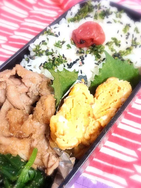 豚の生姜焼き弁当|いりごまさん