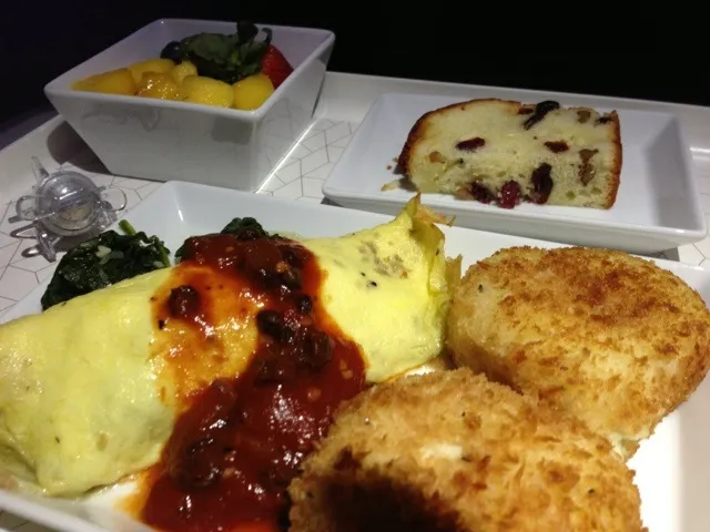 Omelette on VIrgin America|michael rylanderさん