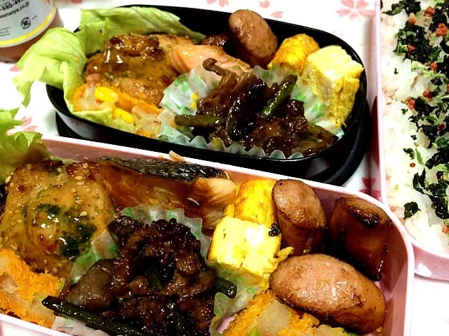 昨日子供たちが作ったお弁当|めぐさん