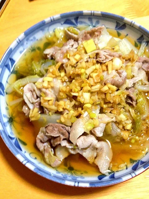 白菜と豚肉の中華風塩煮|みほさん