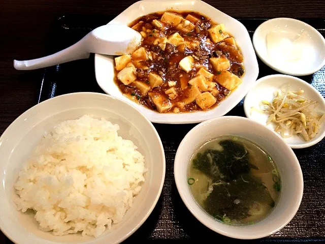 麻婆豆腐定食|はっきぃーさん