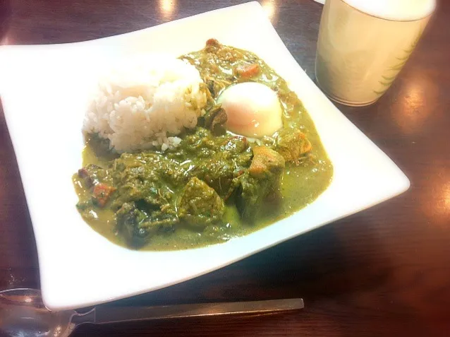 昨日のご飯♥グリーンカレー♥|やすこさん