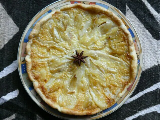 tarte poires et fenouil confit/ pears and candied fennel pie|Coralieさん