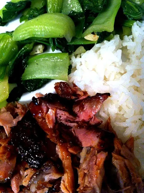 Snapdishの料理写真:BBQ Pork & Baby Bok Choy|trina phamさん