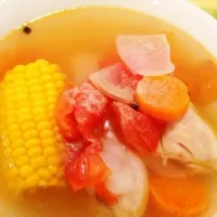 Snapdishの料理写真:Abc soup home cooked yummy|yenyeeさん