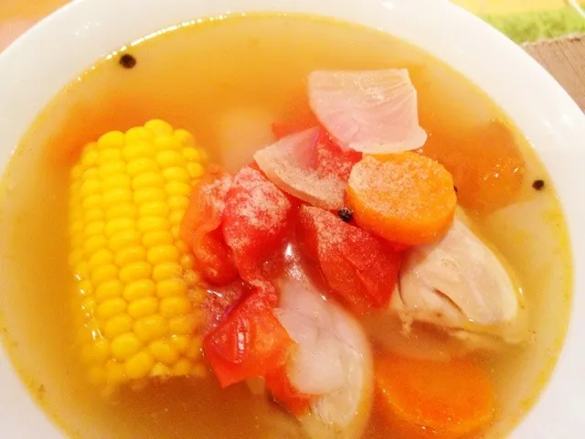 Snapdishの料理写真:Abc soup home cooked yummy|yenyeeさん