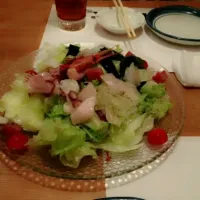 sashimi salad|sineさん