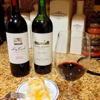 Cabernet and rice&cheesecake|James Balingitさん