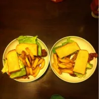 BLT w/homemade french fries|devin marquezさん