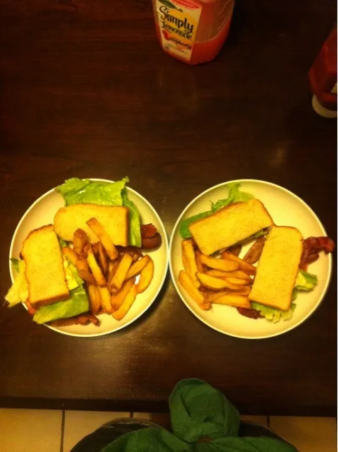 BLT w/homemade french fries|devin marquezさん