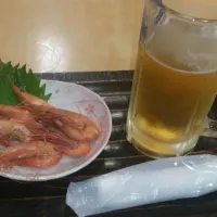 ビール＆海老の塩焼き|イオリさん