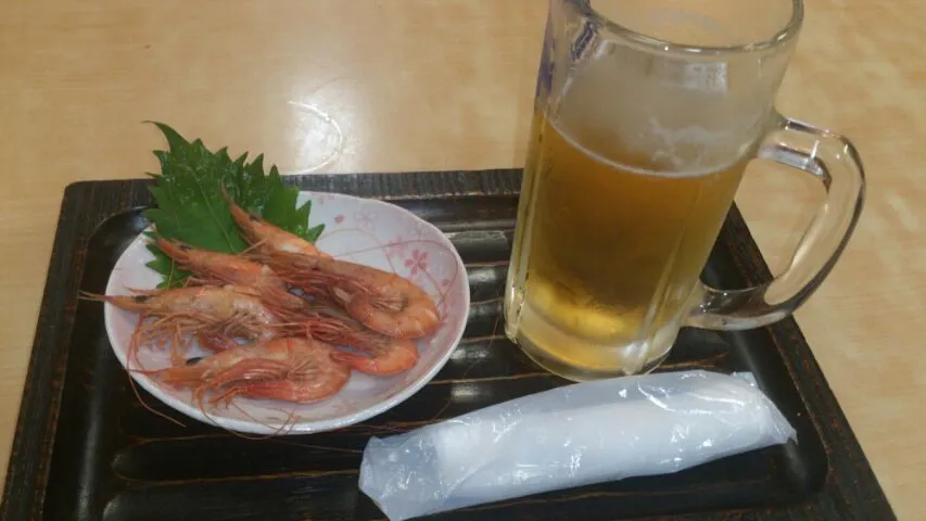 ビール＆海老の塩焼き|イオリさん