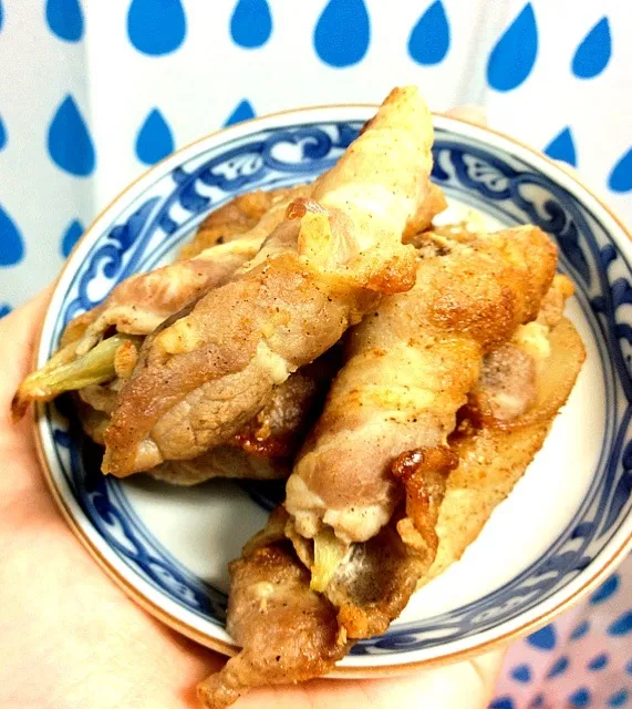 The meat roll of a Japanese ginger|tamakiさん