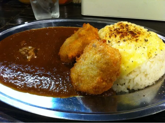 カレー／トッピング、コロッケ・チーズ|いまむら まさおさん