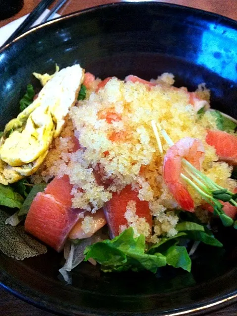 A Bowl of Rice topped with Alaska Salmon|MIN Aさん