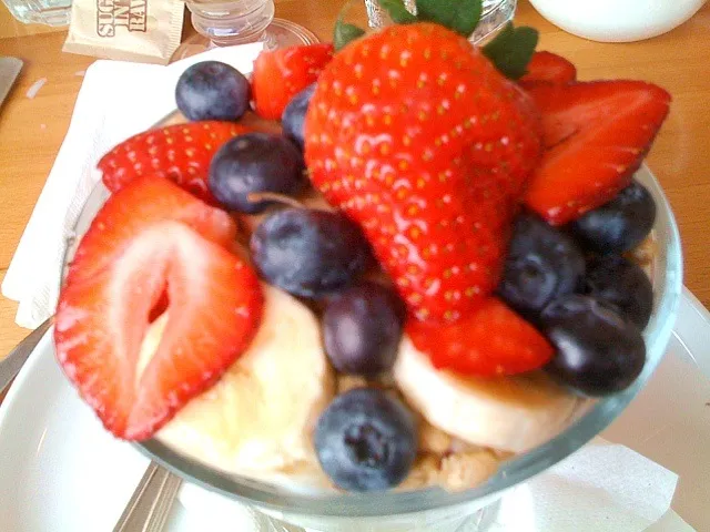 Fruit and yoghurt with granola|Bert Kimuraさん