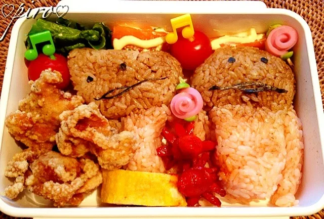 👦中一男子 部活弁当   なめこ・ななめこ弁当😄 んふんふ♫|ピロさん