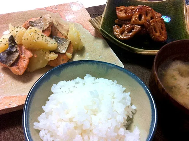 旬物の和定食|ちぃたさん