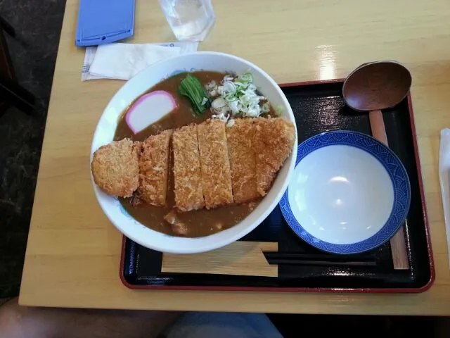 カツカレーうどん|yukiko aさん