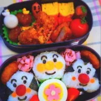 Snapdishの料理写真:キャラ弁(*^^*)