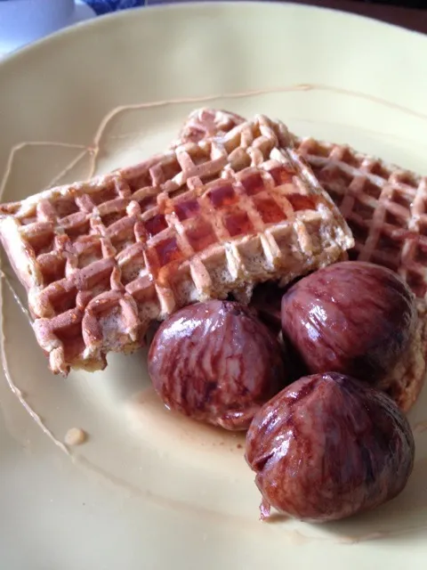 Waffle w/ chestnuts|Masayo Nさん