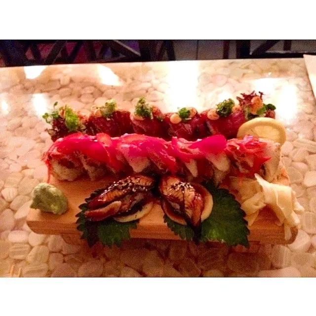 166 MPH roll, Mexicali roll, BBQ Eel @Station Sushi Bird Rock - La Jolla, San Diego, CA|rie simsさん