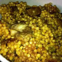 Home cooked Israeli couscous with 五花肉! Yum!|Gary Limさん