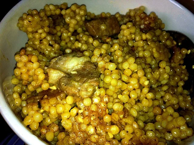 Home cooked Israeli couscous with 五花肉! Yum!|Gary Limさん