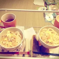 Snapdishの料理写真:煮込みうどん♡|かなさん