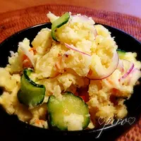 Snapdishの料理写真:北あかりのポテトサラダ  Potato salad potato Kitaakari