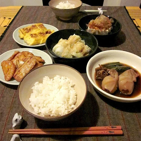 Snapdishの料理写真:今夜は純和風の晩ごはん|Keiさん