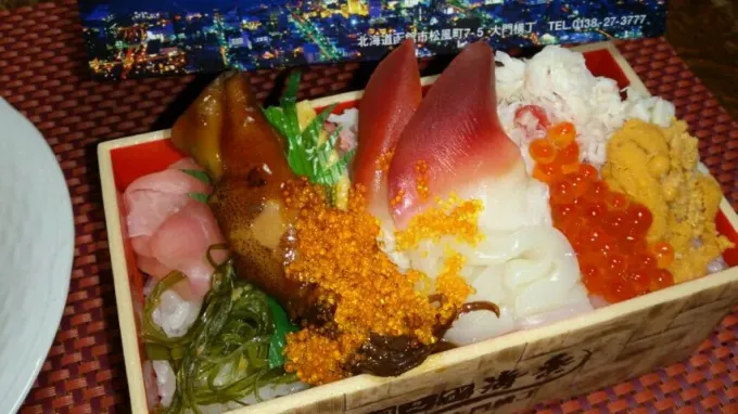 Snapdishの料理写真:函館海鮮盛り弁当|Junkoさん