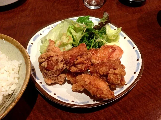 Snapdishの料理写真:からあげ定食。|Yas Nakさん