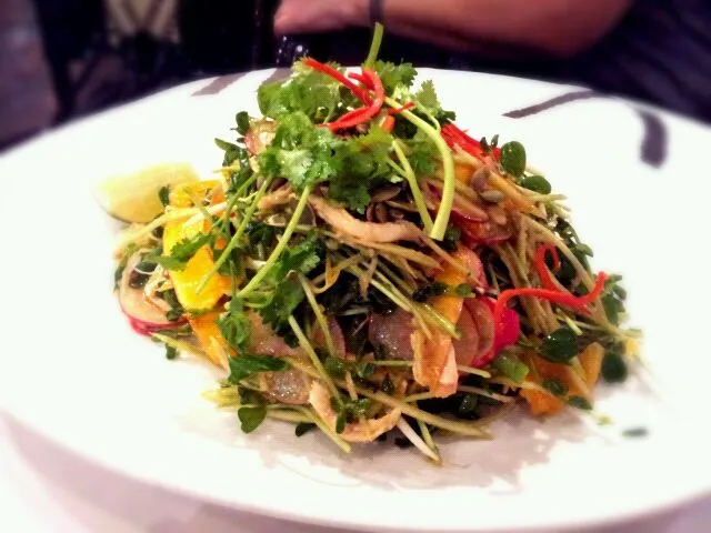 Coconut lime and ginger chicken salad|elizabeth tanさん