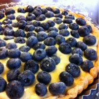 Snapdishの料理写真:Fresh blueberry & custard tart|naopさん