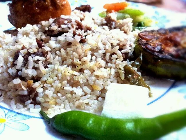 beef biriyani with veggies and egg <3|Ilfat Abedinさん