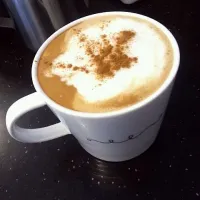 I just made cappuccino for myself :)|리쥐さん