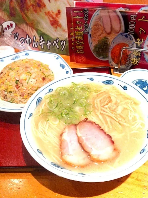 炒飯＋豚骨ラーメン|takuさん