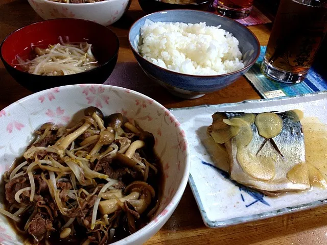 鯖の煮付け他🍴|すかラインさん